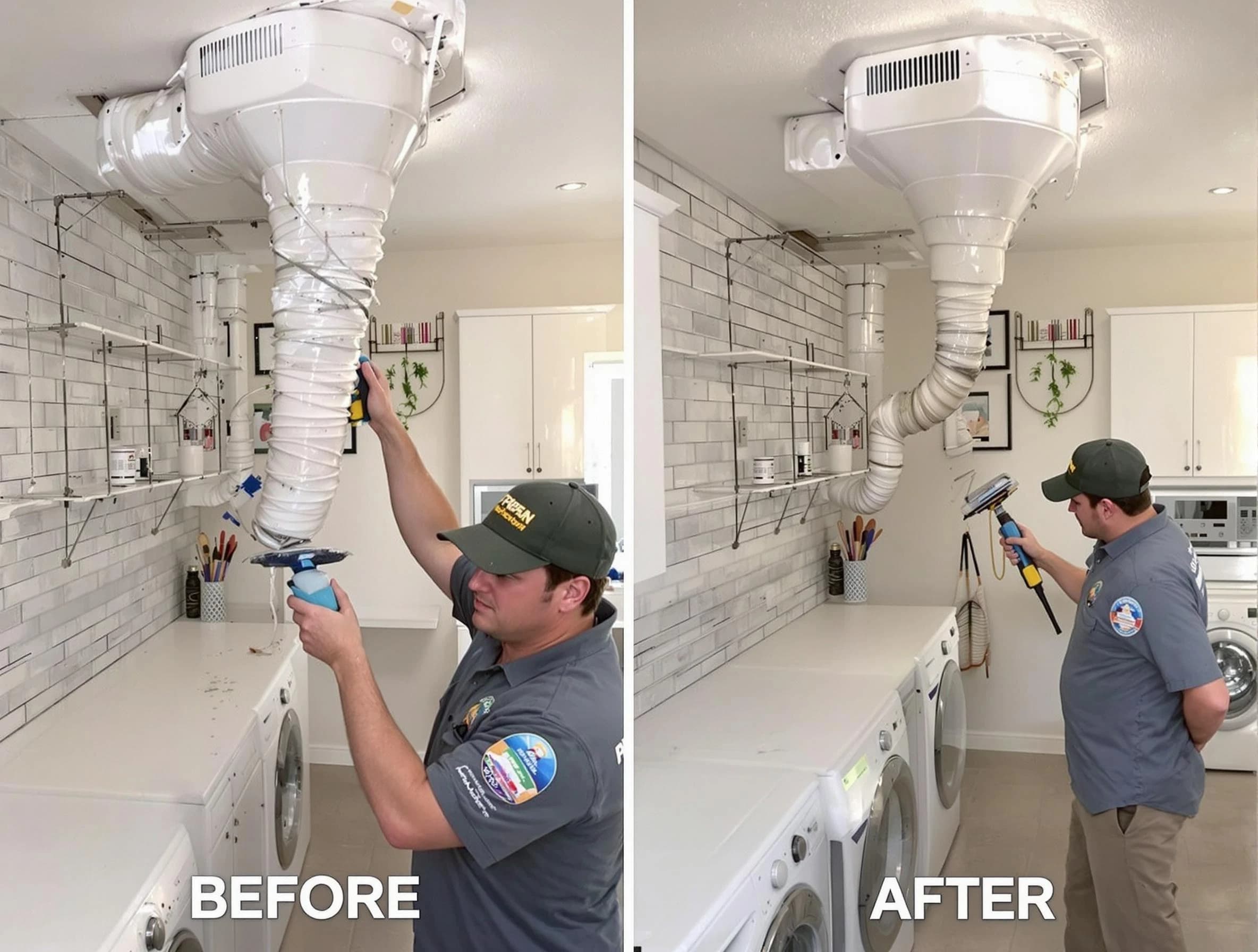 Professional dryer exhaust vent cleaning by Jeannette Dryer Vent Cleaning in Jeannette