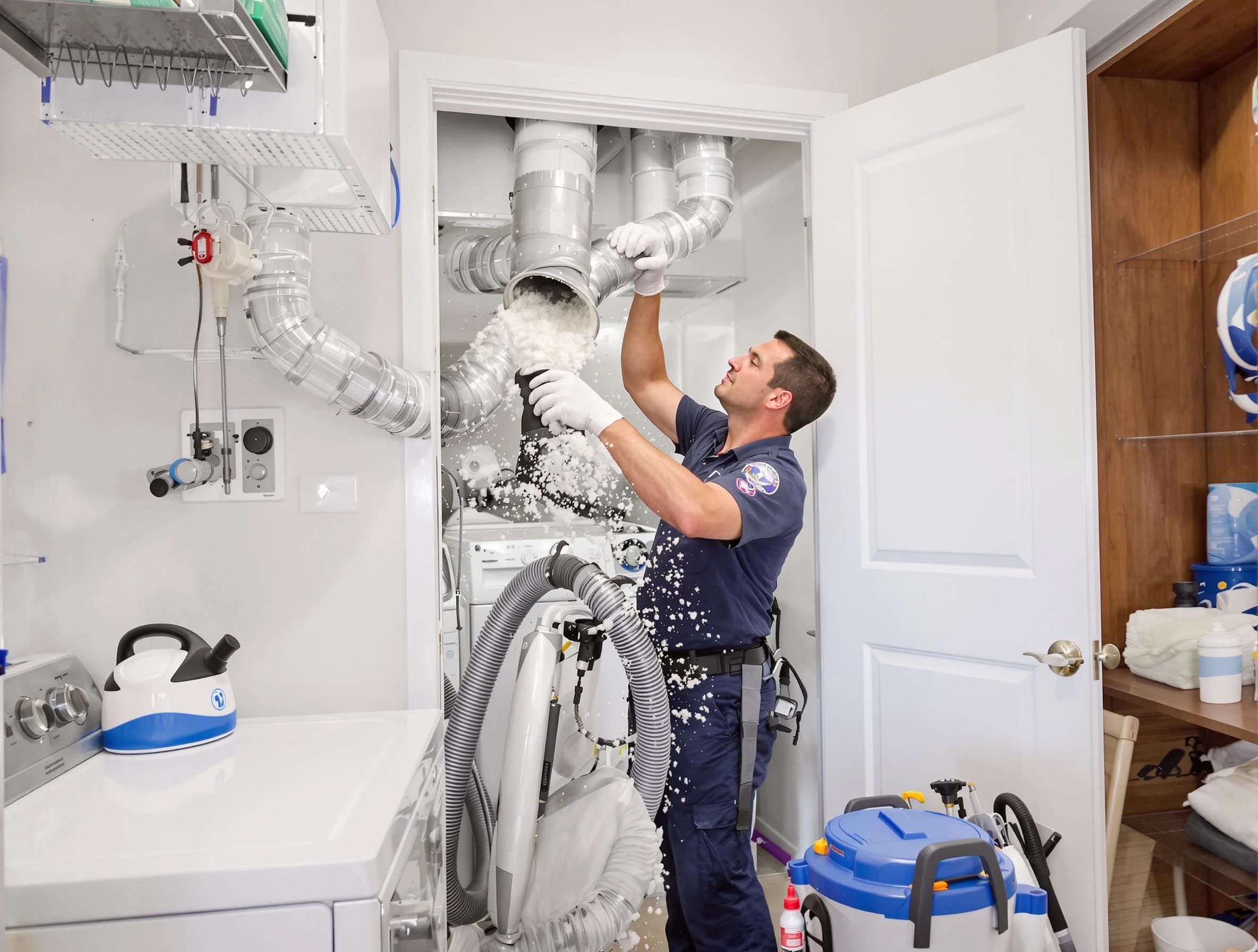 Jeannette Dryer Vent Cleaning technician delivering thorough residential dryer vent cleaning service in Jeannette