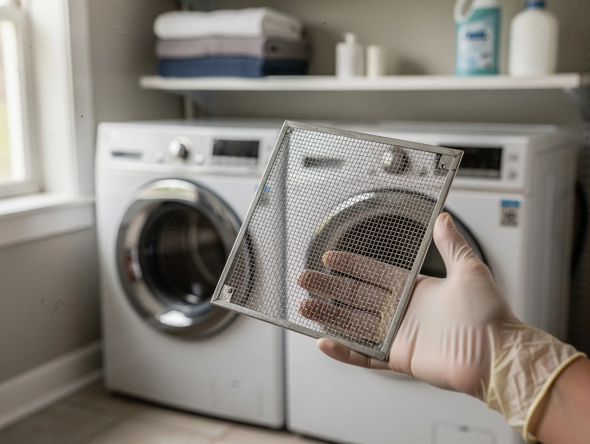 Jeannette Dryer Vent Cleaning specialist performing detailed lint trap cleaning service in Jeannette