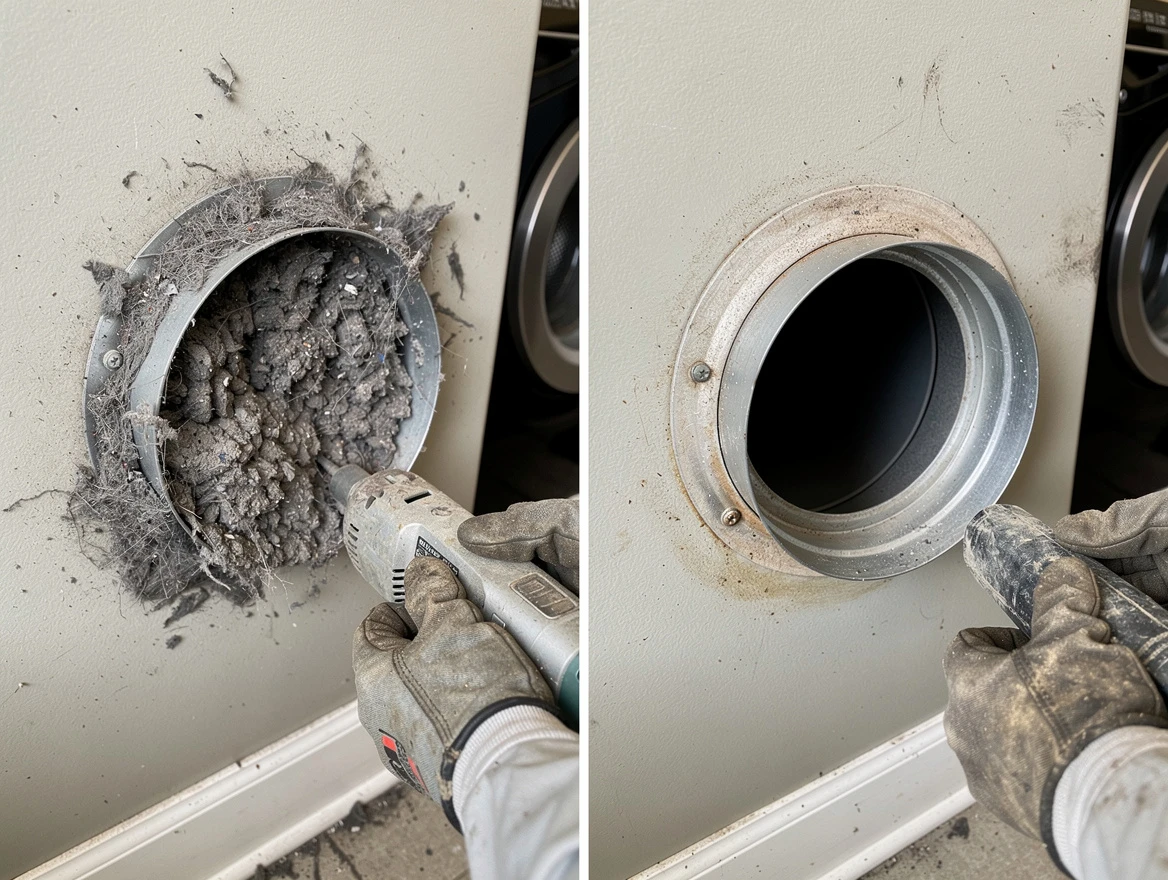 Professional clogged vent cleaning by Jeannette Dryer Vent Cleaning in Jeannette