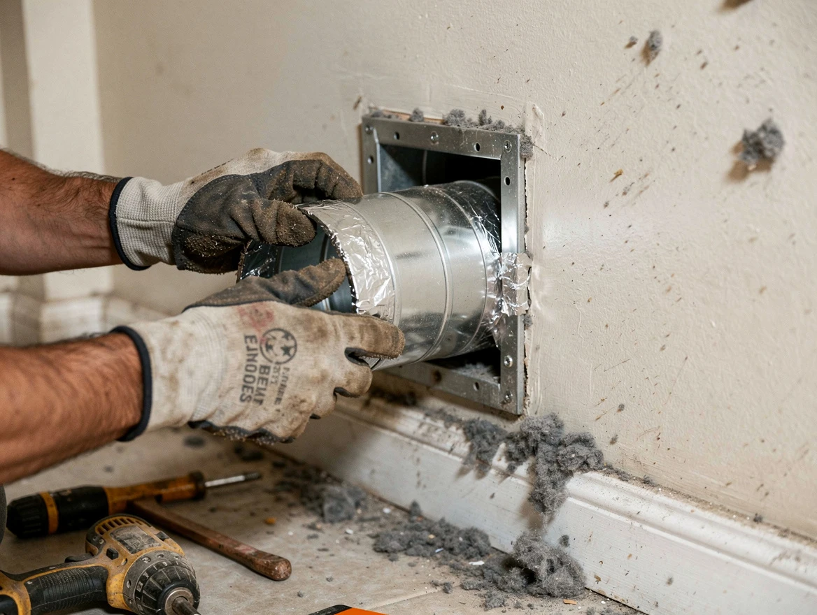 Professional dryer vent repair and installation by Jeannette Dryer Vent Cleaning in Jeannette